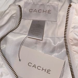 White Sexy Polyester Jacket